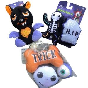 Set Halloween gothic horror dog toys S